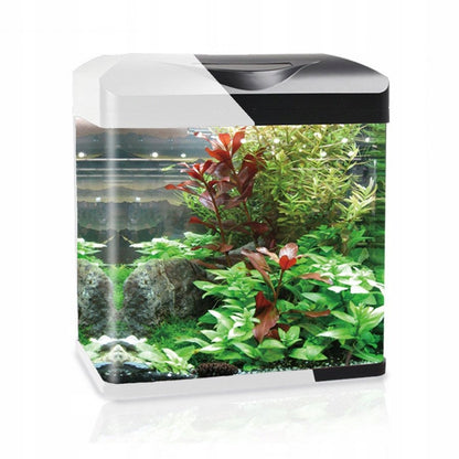 Invital EasyTank PRO zestaw akwariowy 49 l z filtrem i oświetleniem LED – białe