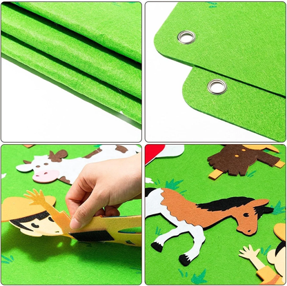 Tablica Edukacyjna Zwierzęta Montessori