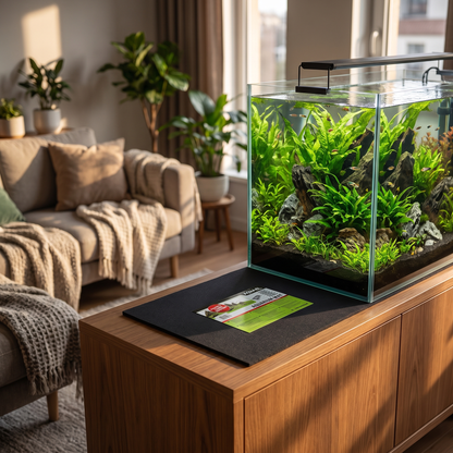Aquael Podkładka pod akwarium 60x30 cm z gęstej pianki 4 mm – ochrona dna, czarna