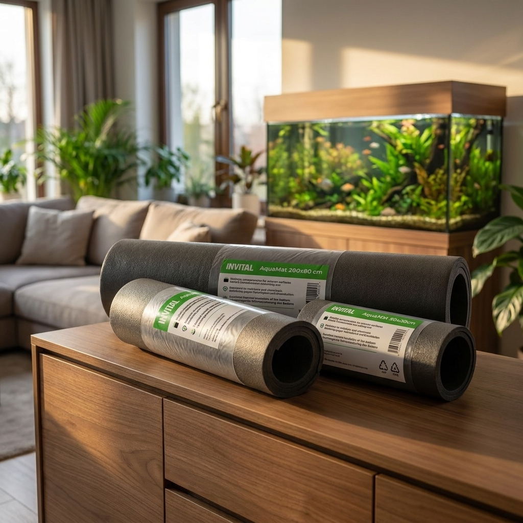 Invital AquaMat mata pod akwarium 150 x 50 cm z polietylenu XPE – do akwarium i terrarium