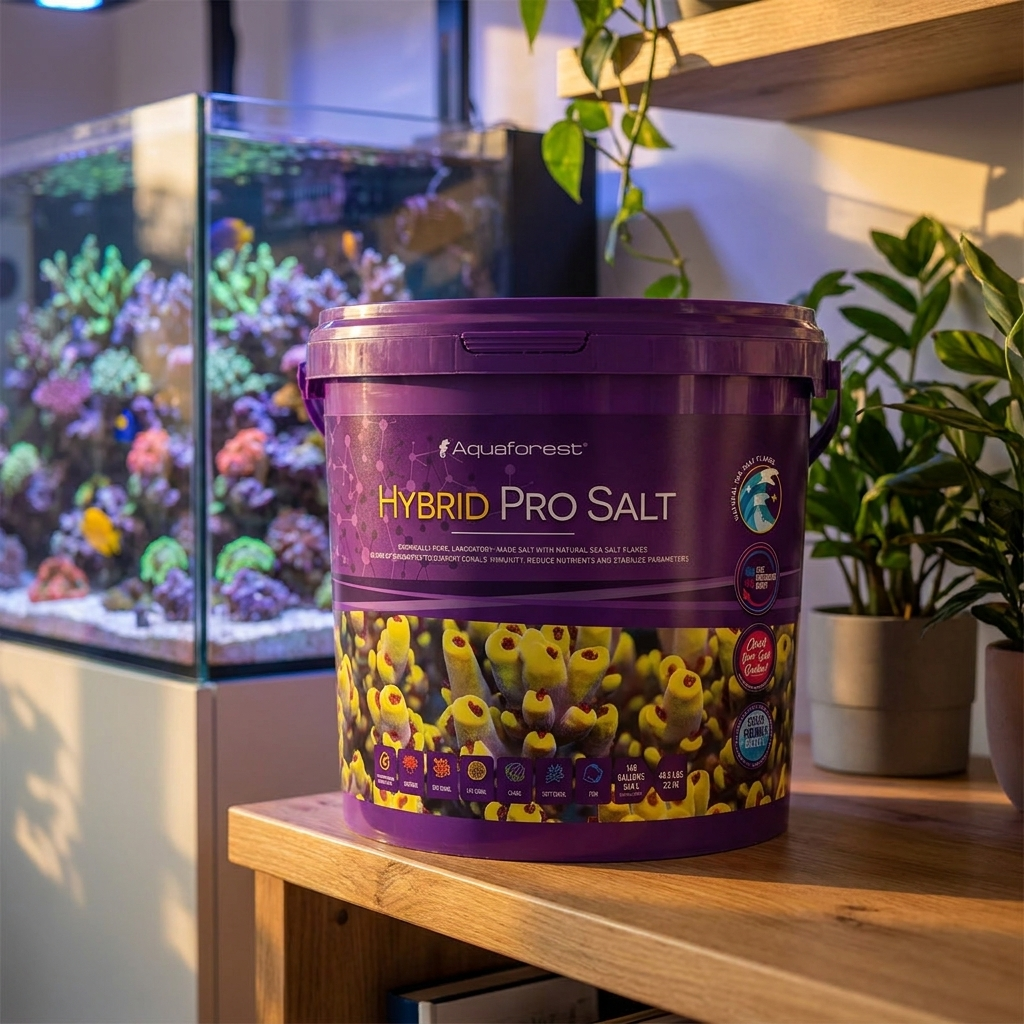 Aquaforest Hybrid Pro Salt sól do akwarium morskiego rafowego z probiotykami – wiaderko 22 kg