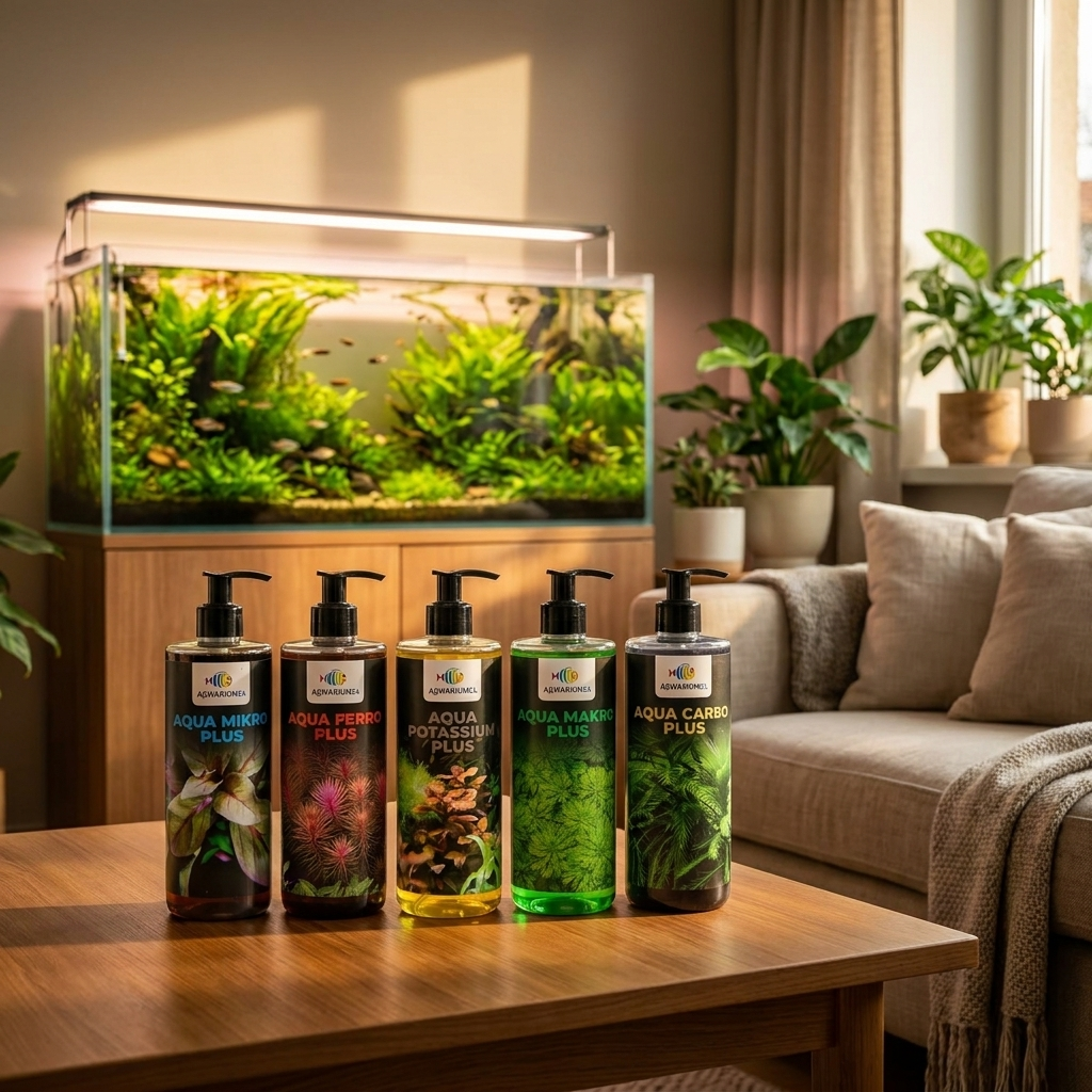 Akwarium24 zestaw nawozów do akwarium 5 x 500 ml – makro, mikro, ferro, potas, carbo