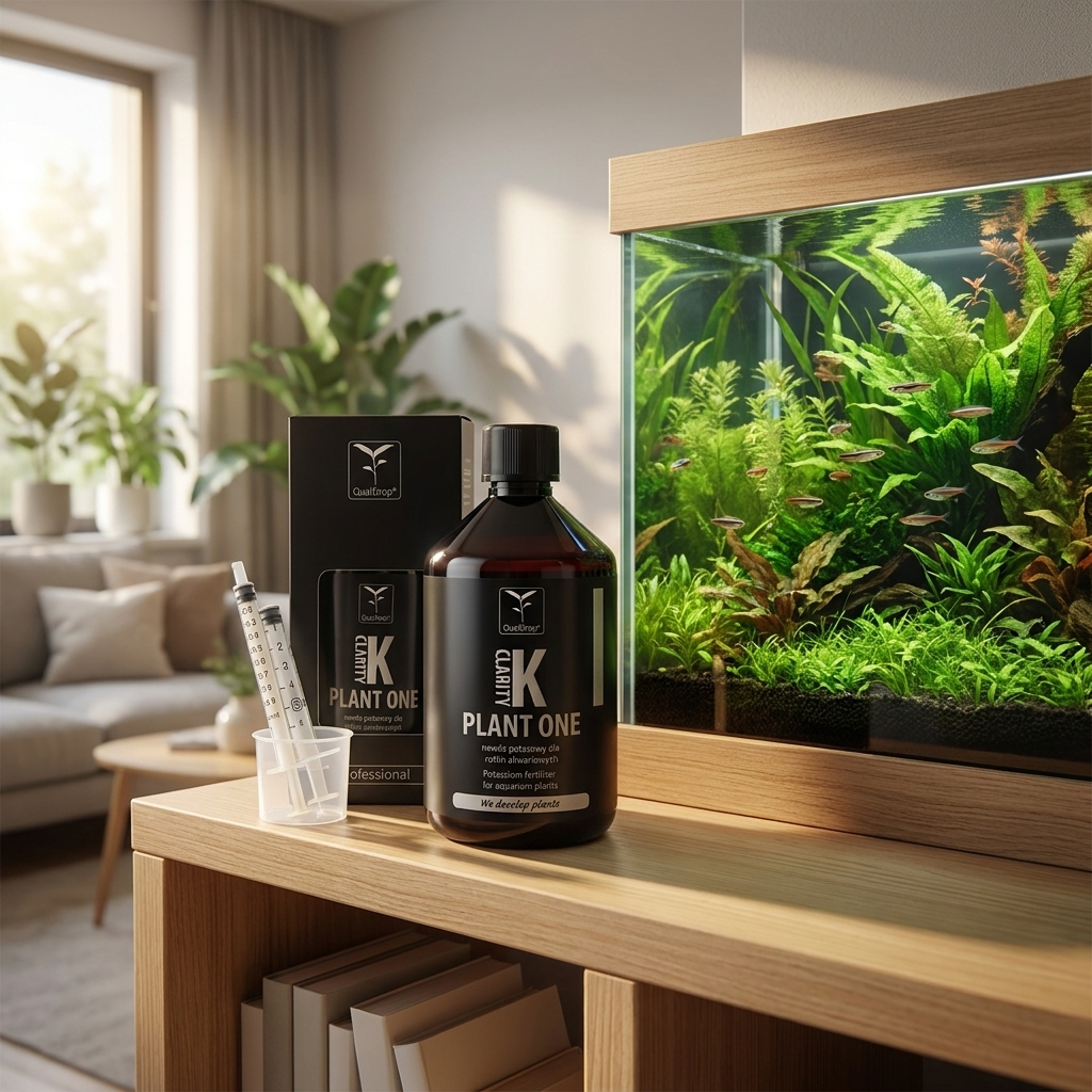 Qualdrop K Clarity nawóz potasowy dla roślin akwariowych w płynie 500 ml – słodkowodne