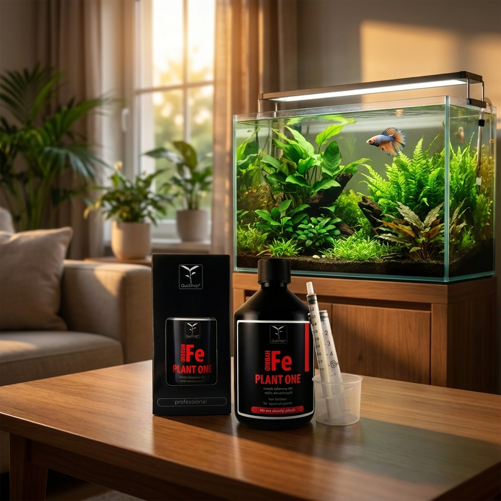 QUALDROP Fe HYBRID nawóz żelazowy do akwarium 500 ml – żelazo Fe+2 i Fe+3 dla roślin