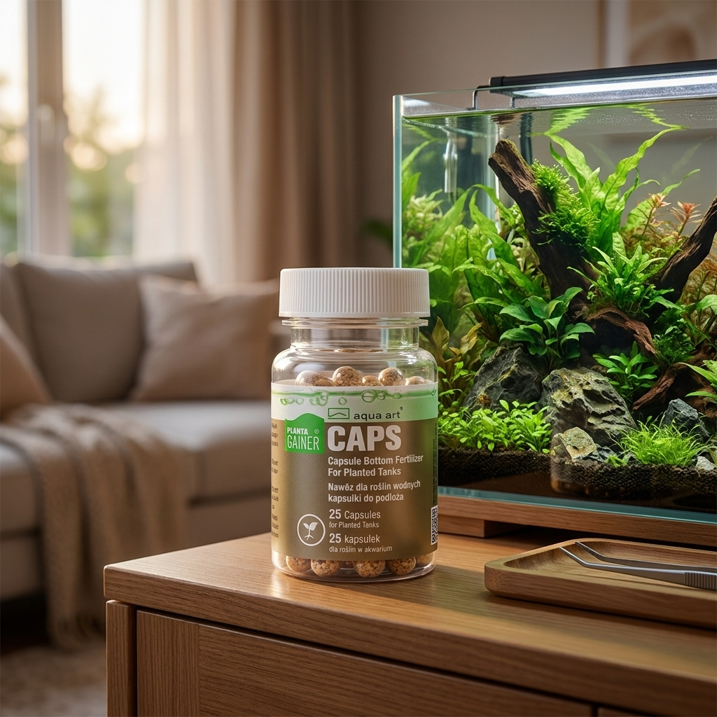 Aqua Art Planta Gainer Caps nawóz w kapsułkach pod korzenie roślin akwariowych – 25 szt.