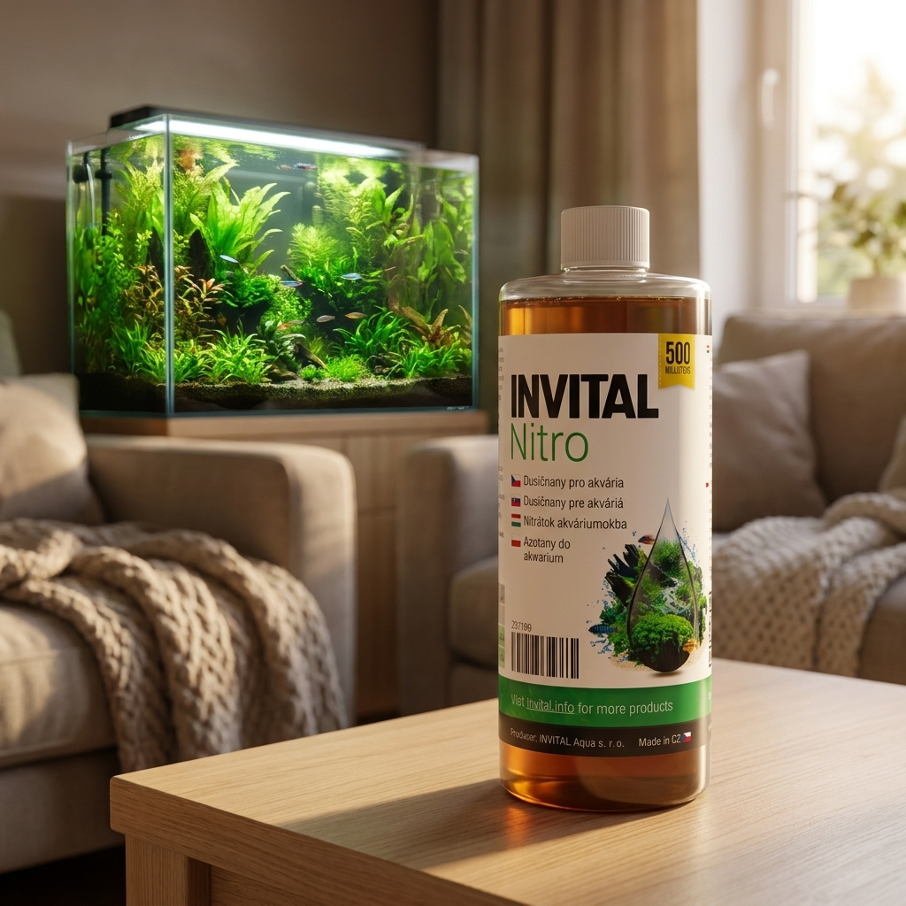 Invital Nitro nawóz azotowy do akwarium 500 ml – płynny, z potasem, do roślin