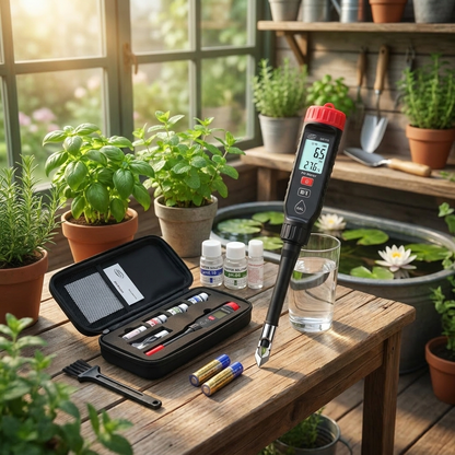 Benetech GM795 elektroniczny miernik pH i temperatury 2w1 do akwarium – z autokalibracją