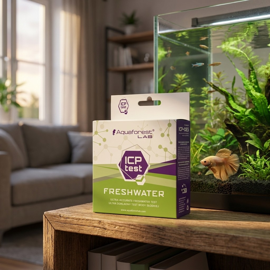 Aquaforest test ICP Freshwater – laboratoryjna analiza wody do akwarium słodkowodnego