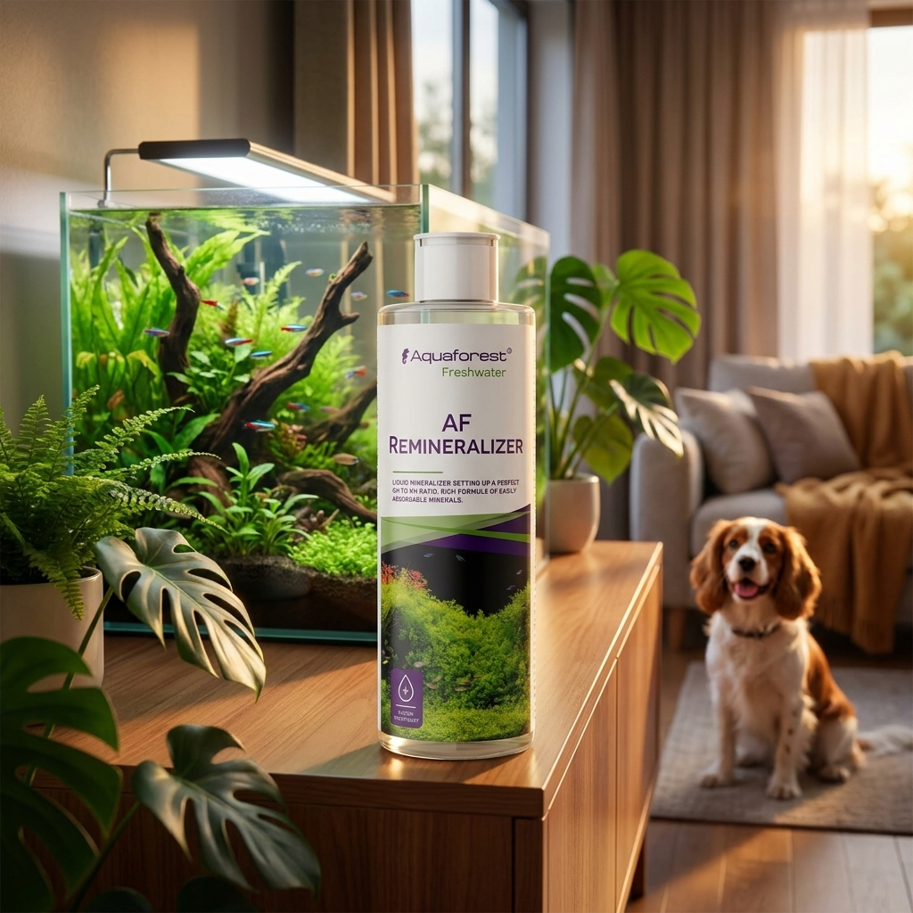 Aquaforest AF Remineralizer 500 ml – płynny mineralizator wody RO do akwarium słodkowodnego