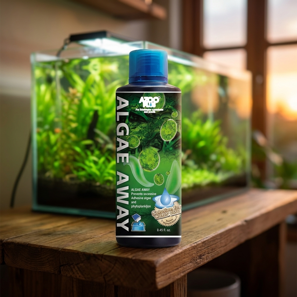 Azoo Algae Away Plus preparat na glony w akwarium 250 ml – do akwariów i oczek wodnych