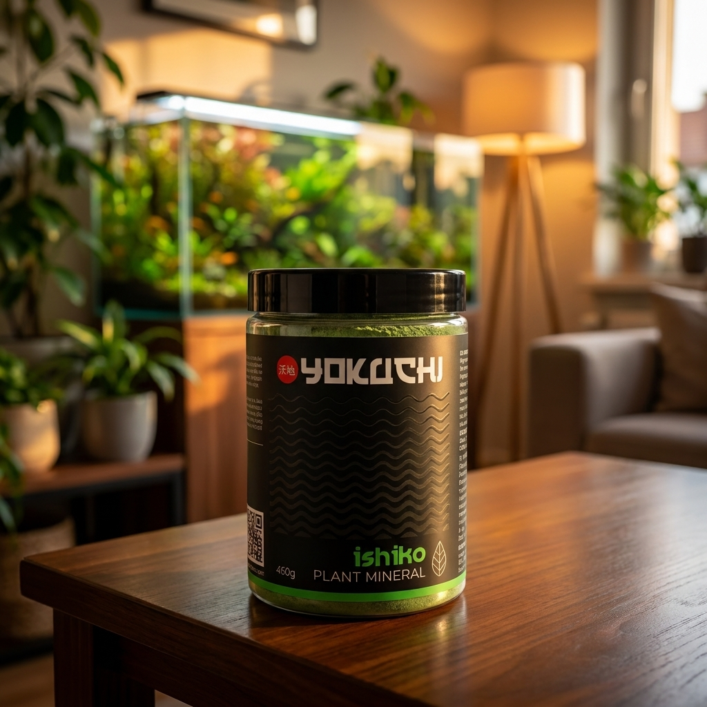 Yokuchi Ishiko Plant Mineral mineralizator do wody RO w akwarium, Ca, Mg, K – 450 g