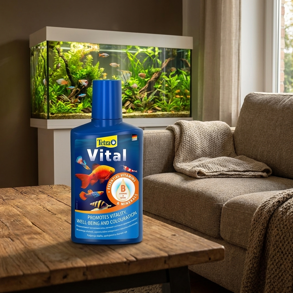 Tetra Vital 250 ml preparat witaminowy do akwarium – witaminy z grupy B i jod dla ryb i roślin