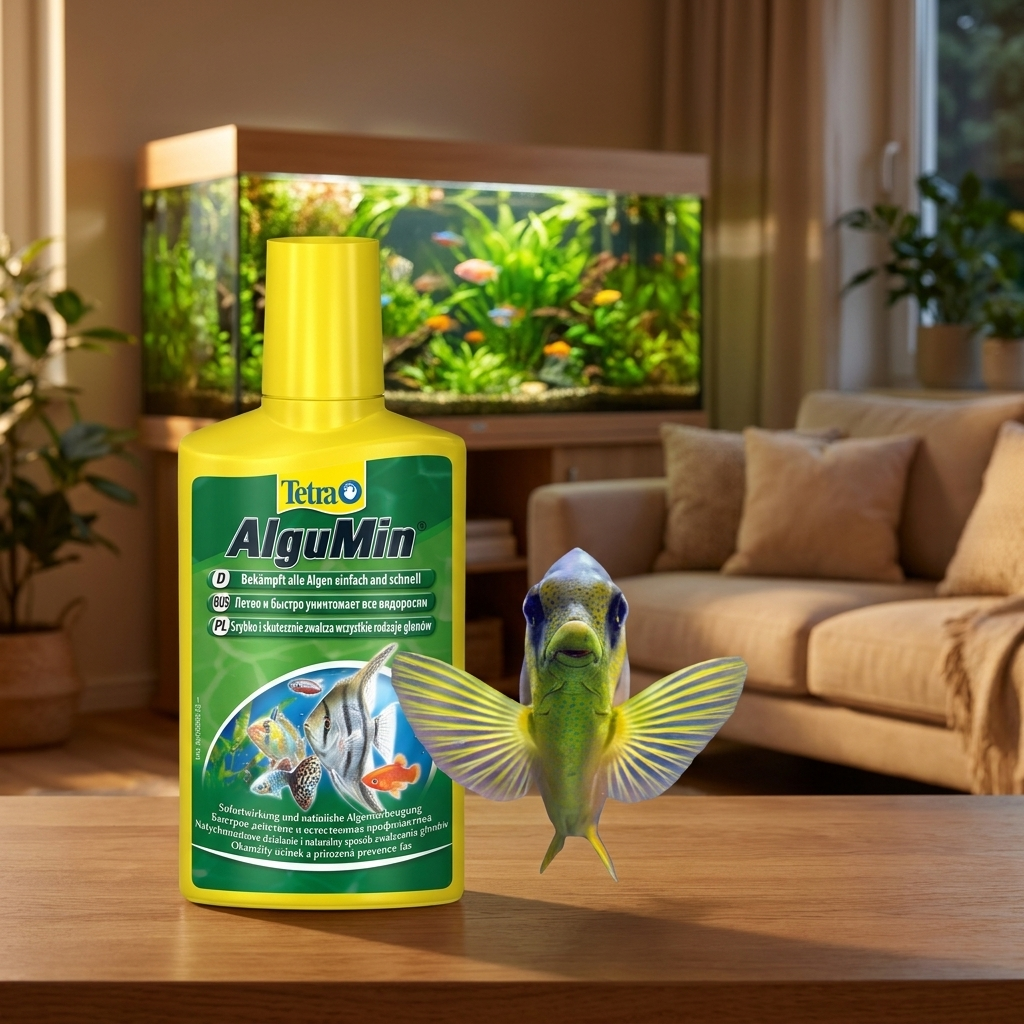 Tetra Algumin preparat na glony do akwarium 500 ml – płyn na glony nitkowate i krasnorosty