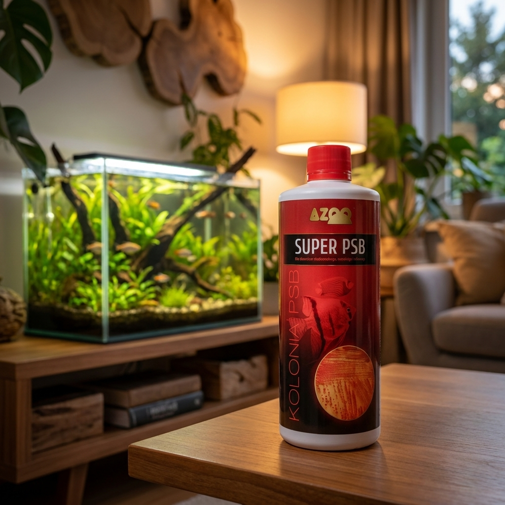 Azoo Super PSB 1000 ml bakterie fotosyntetyczne do akwarium i oczka wodnego – preparat