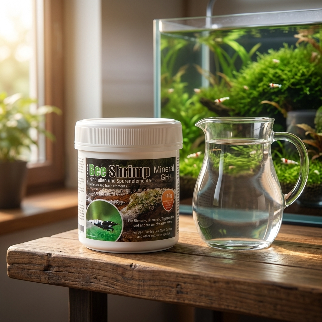 SaltyShrimp Bee Shrimp Mineral GH+ mineralizator do wody RO dla krewetek Caridina – 110 g