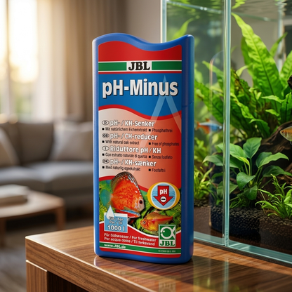 JBL pH/KH Minus 250 ml – preparat do obniżania pH i KH wody w akwarium, bez fosforanów