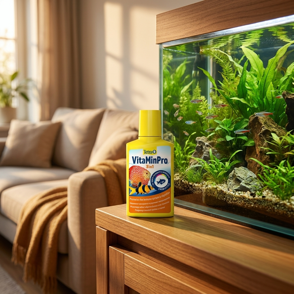 Tetra VitaMinPro 3in1 witaminy i probiotyki do akwarium 100 ml – minerały, płyn