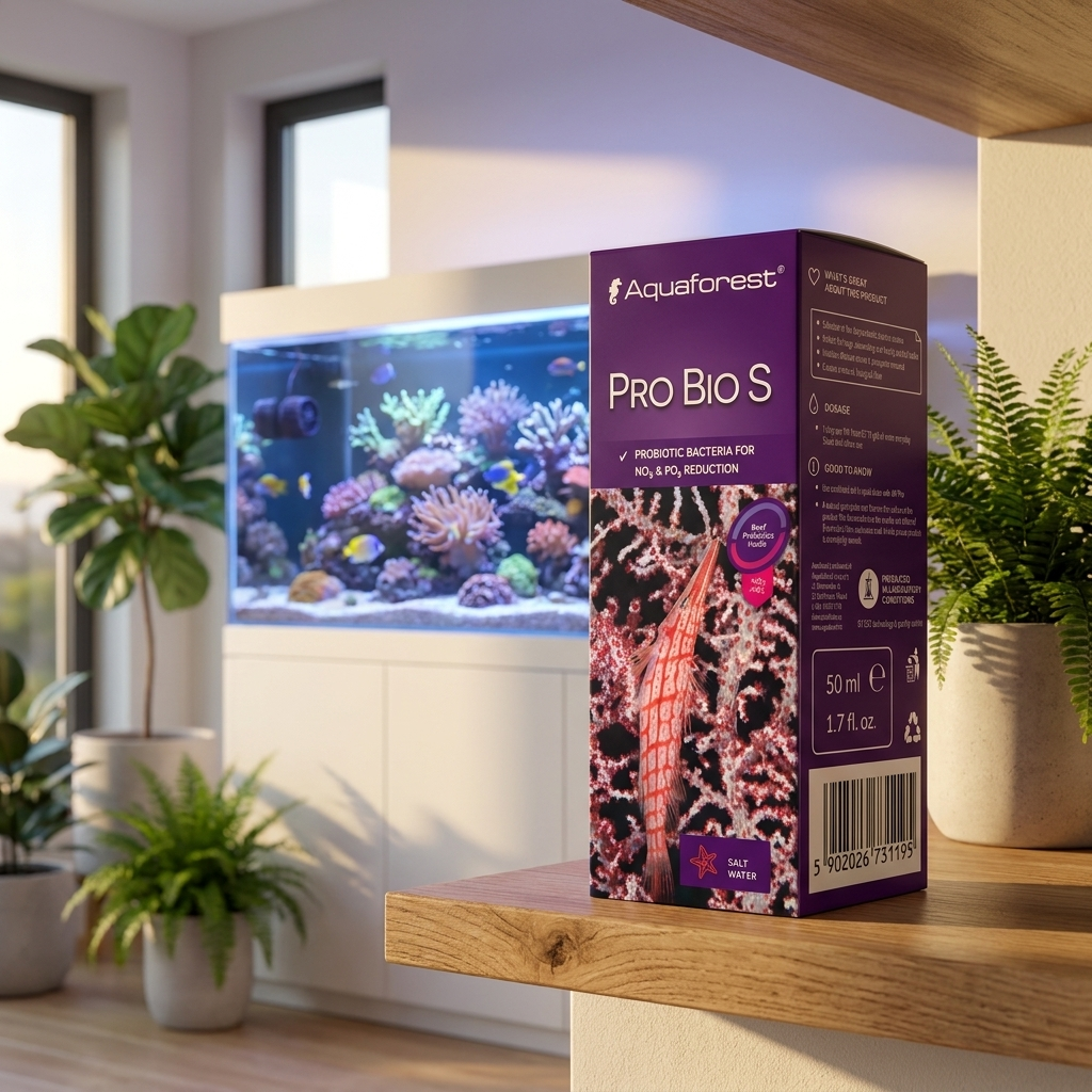 Aquaforest Pro Bio S bakterie probiotyczne do akwarium morskiego 50 ml – uzdatniacz wody