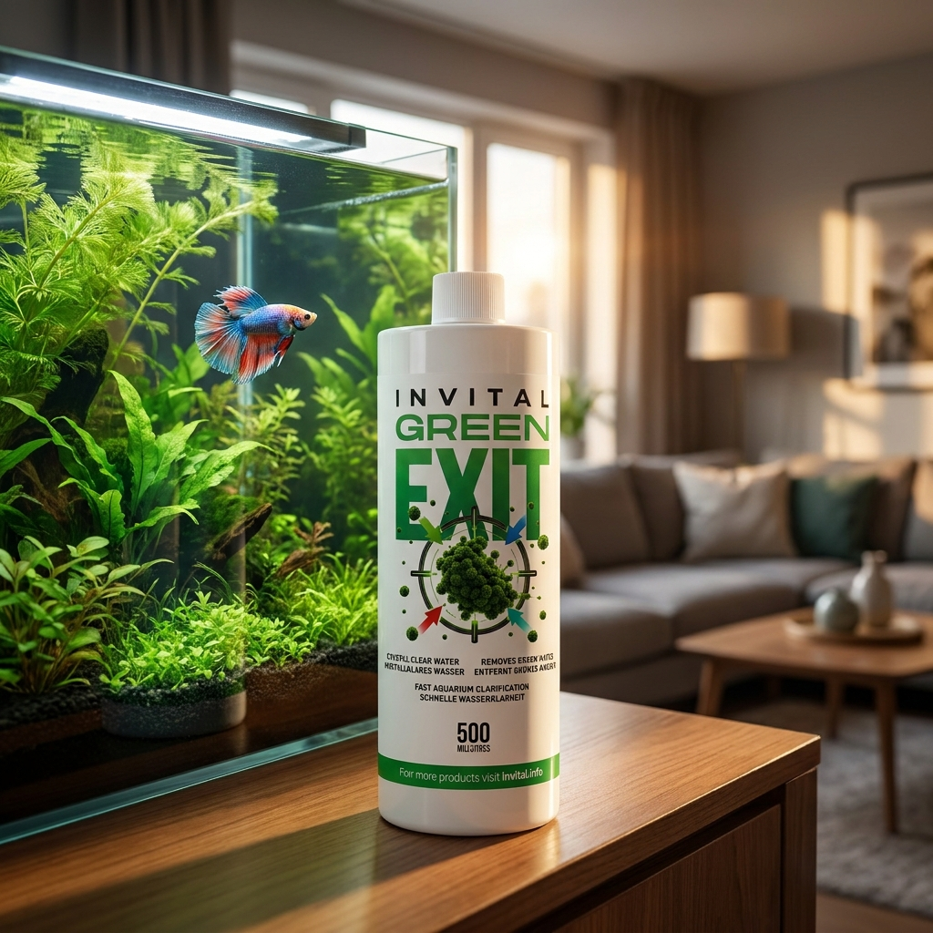 Invital GreenExit preparat na zieloną wodę w akwarium 500 ml – przeciw zmętnieniu