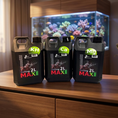 Reef Scorpionfish Balling MAX II 3 x 2 l – zestaw pierwiastków do akwarium morskiego