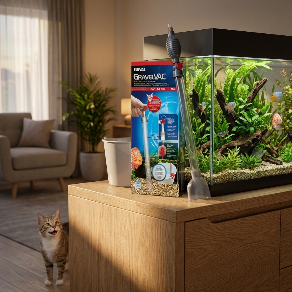Fluval odmulacz do akwarium GravelVac Multi-Substrate M/L z regulacją przepływu – do 60 cm