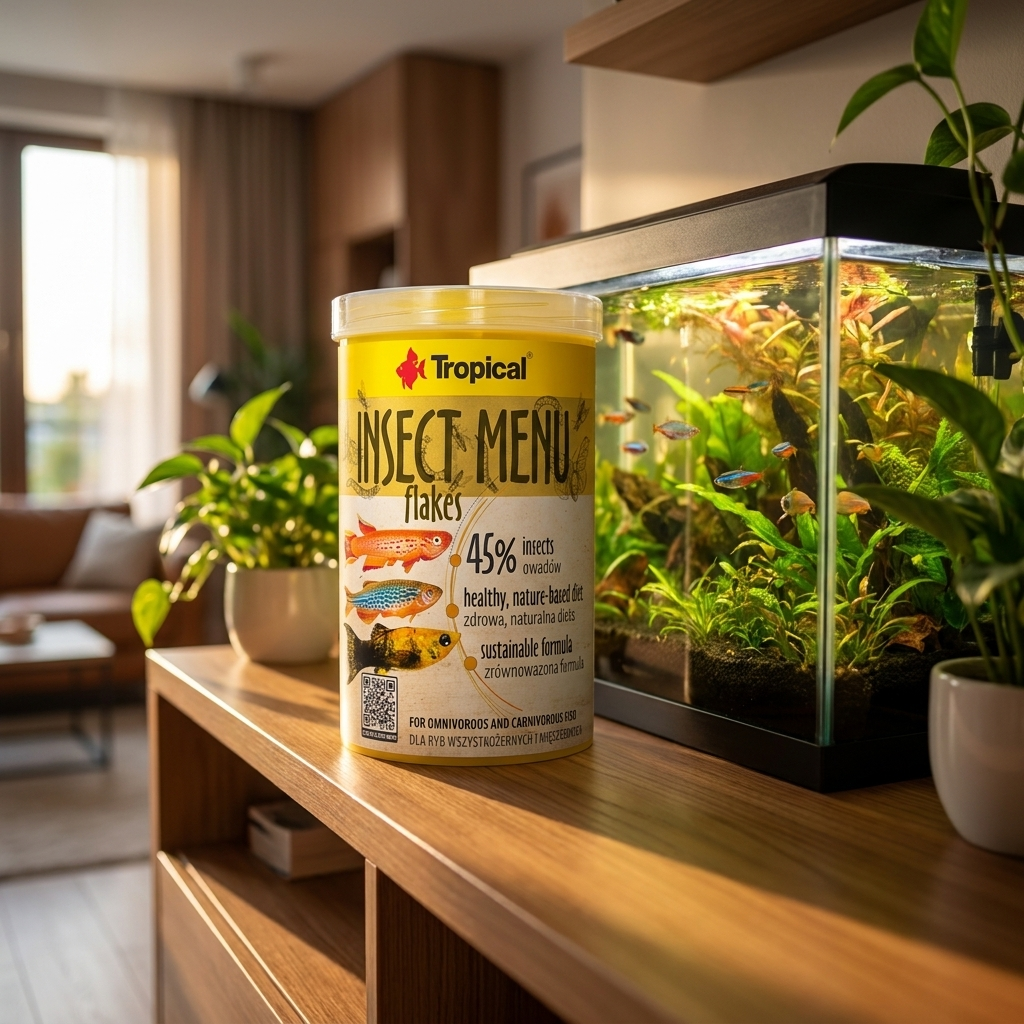 Tropical Insect Menu Flakes pokarm dla ryb w płatkach z owadów 1000 ml / 200 g