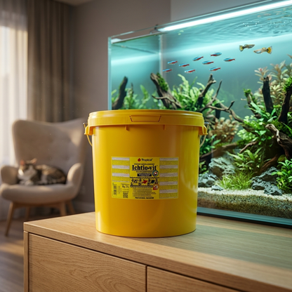 Tropical Ichtio-Vit pokarm dla ryb w płatkach 4000 g – podstawowy, dla ryb wszystkożernych