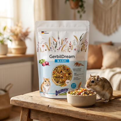 Bunny Nature Gerbil Dream Basic karma dla myszoskoczek 600 g – mieszanka 37 składników
