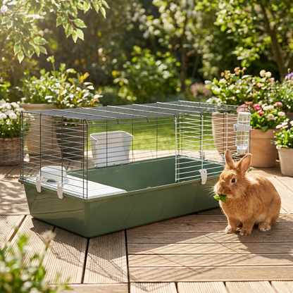 Ferplast Rabbit 120 klatka dla królika i świnki morskiej z wyposażeniem 118 x 58,5 cm