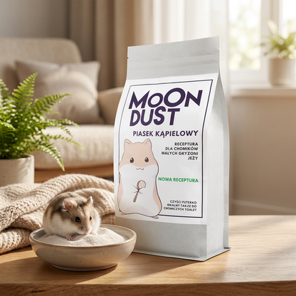 Piasek kąpielowy dla chomików i małych gryzoni 2 kg – odpylony, pochłania zapach
