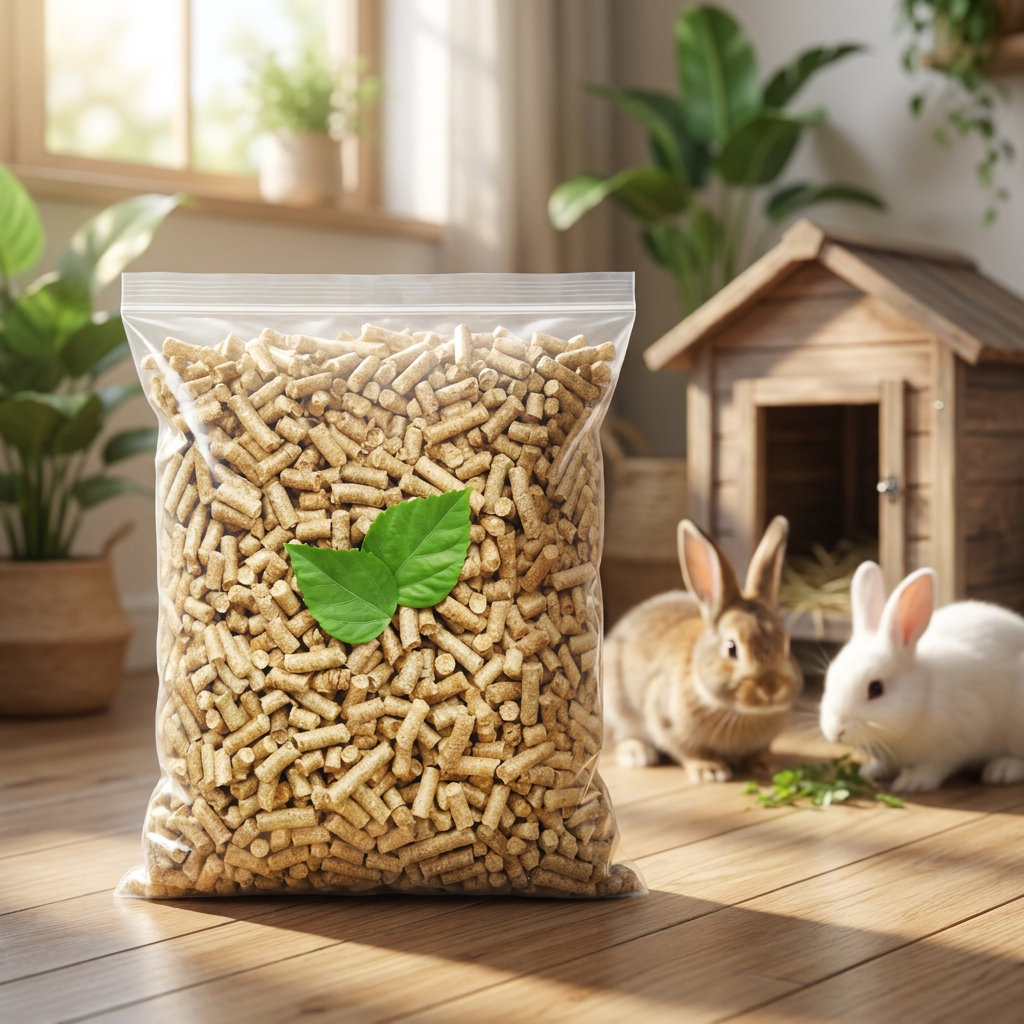 Żwirek słomiany dla gryzoni i królików 50 l 20 kg bezpyłowy, chłonny – 2 worki po 10 kg