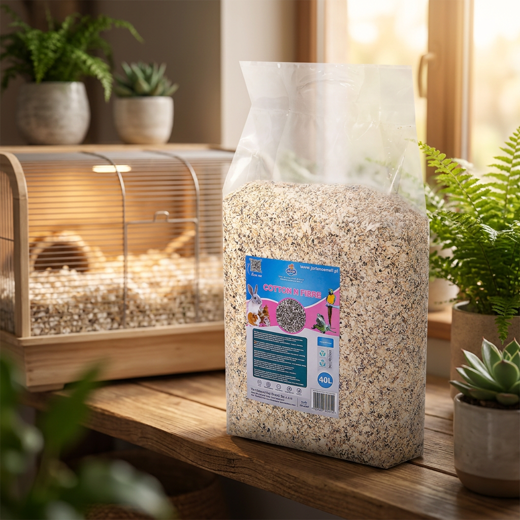 Joris Cotton N Fibre ściółka bawełniana dla gryzoni 40 l – bezpyłowa, antybakteryjna