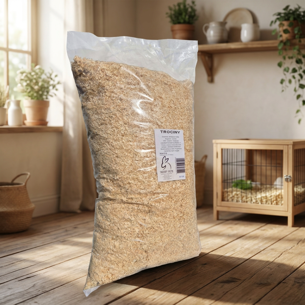 More & Good Trociny dla gryzoni i królików 75 l, 5 kg – odpylone, z drewna iglastego
