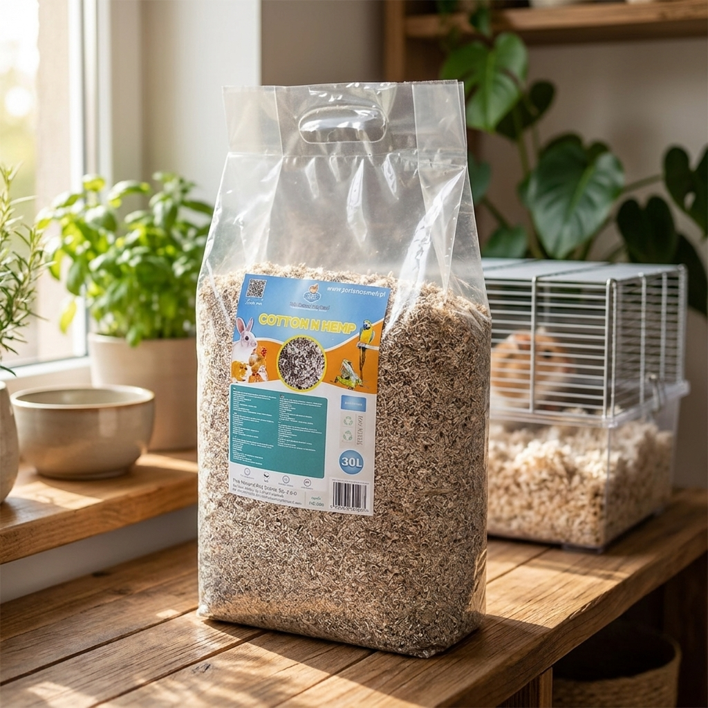 Joris Cotton N Hemp ściółka konopna z bawełną dla gryzoni 30 l – bezpyłowa, ekologiczna