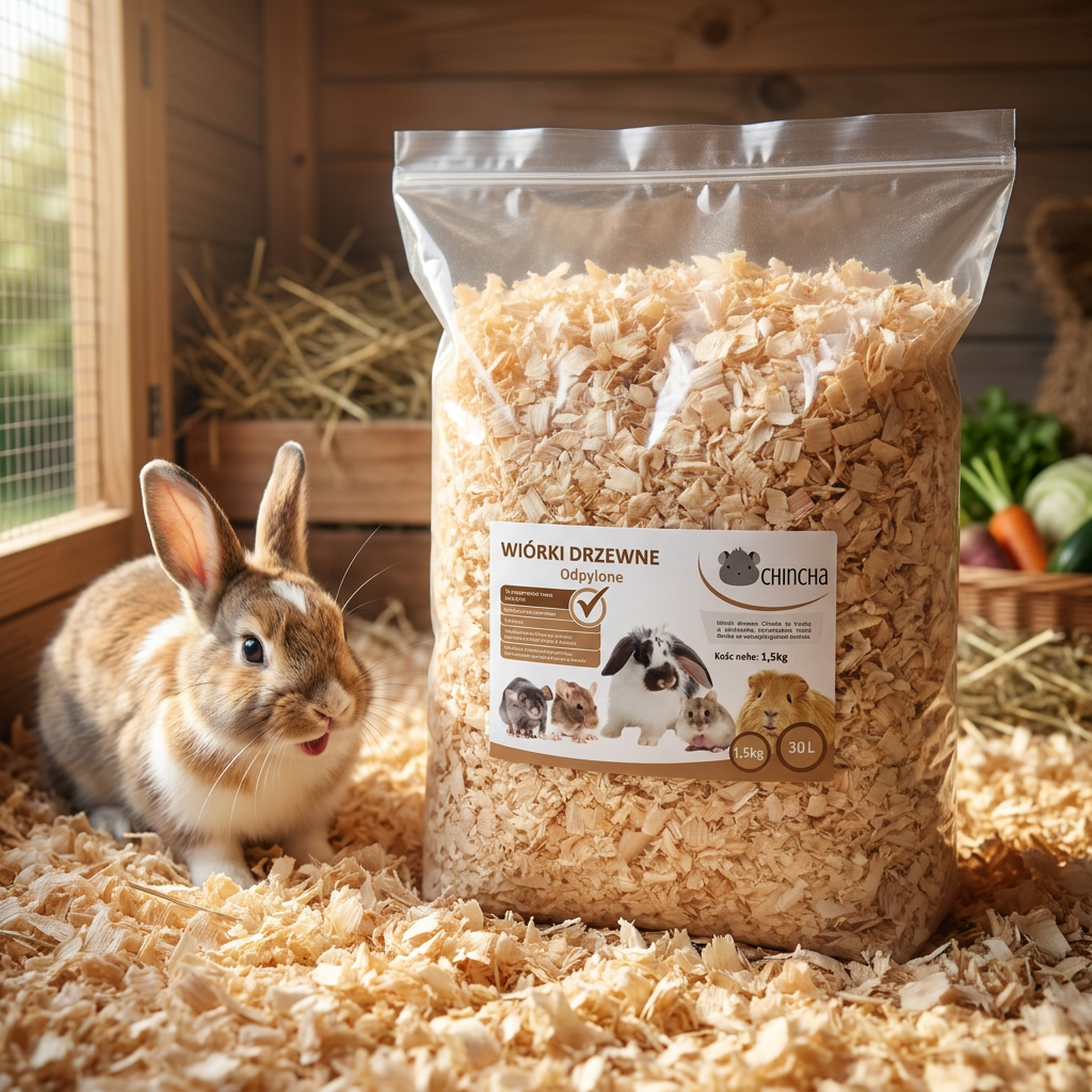 Trociny dla gryzoni i królików 4,5 kg (90 l) – naturalna ściółka odpylona, bezzapachowa