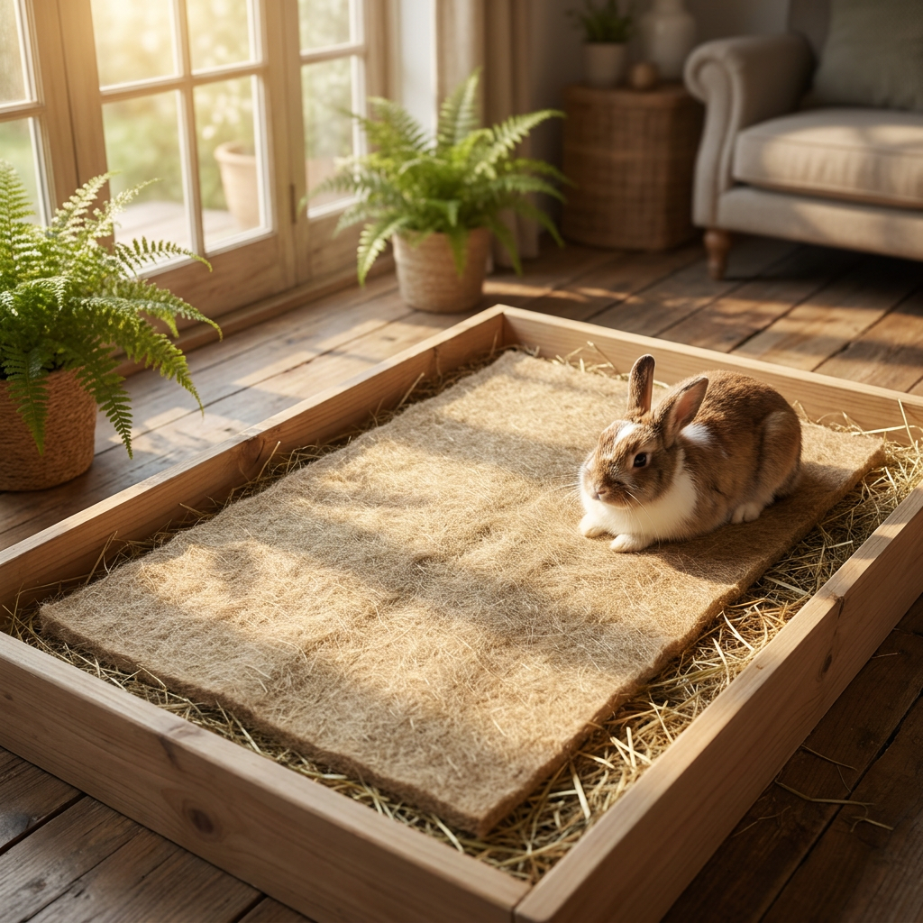 Nobby Mata konopna dla gryzoni i królików 100x40x1 cm – organiczna, chłonna podściółka