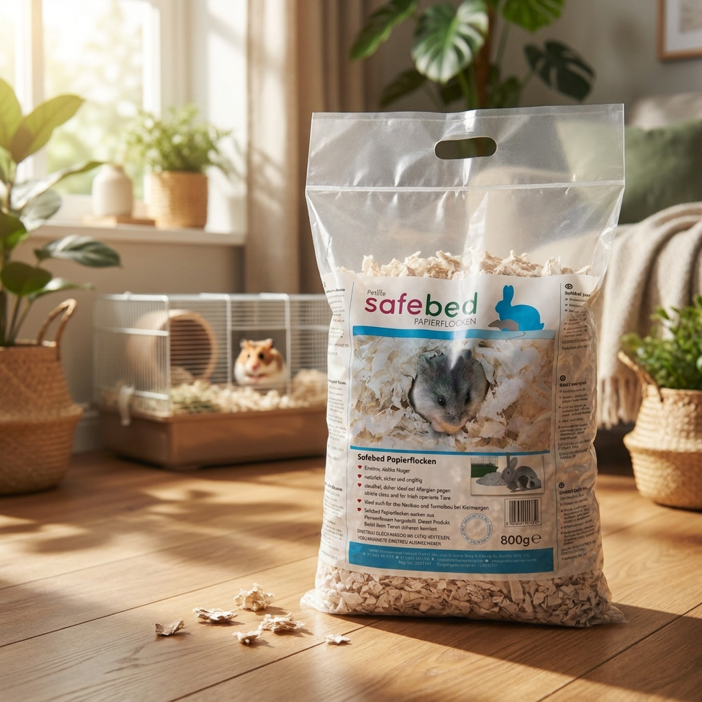 Petlife Safebed ściółka papierowa 0,8 kg dla chomików, myszy i myszoskoczków – bezpyłowa