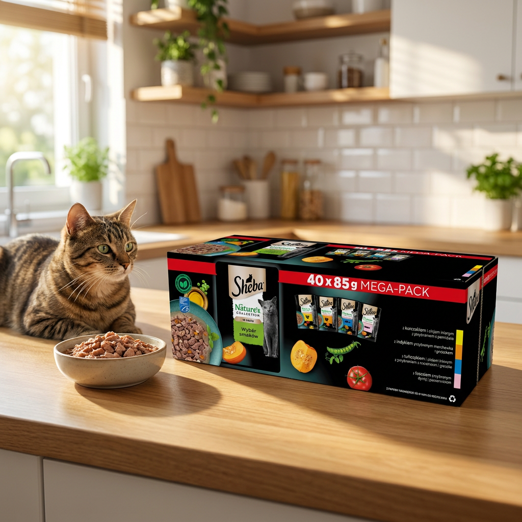 Sheba Nature's Collection mokra karma dla kota 40x85 g w sosie, bezzbożowa – mix smaków