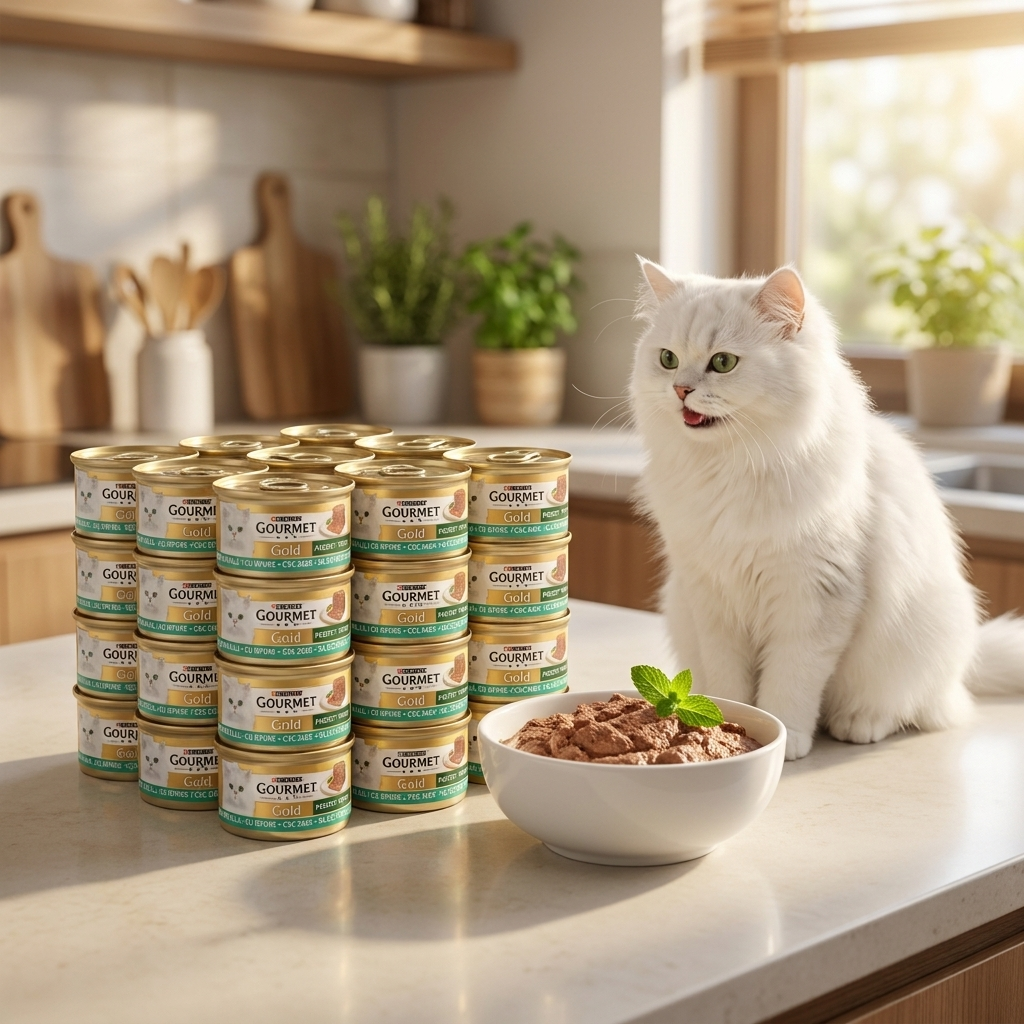 Gourmet Gold mokra karma dla kota, pasztet z królikiem 24 x 85 g – puszki dla dorosłych