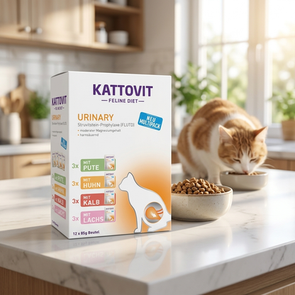Kattovit Feline Diet Urinary mokra karma dla kota 12 x 85 g – mix smaków