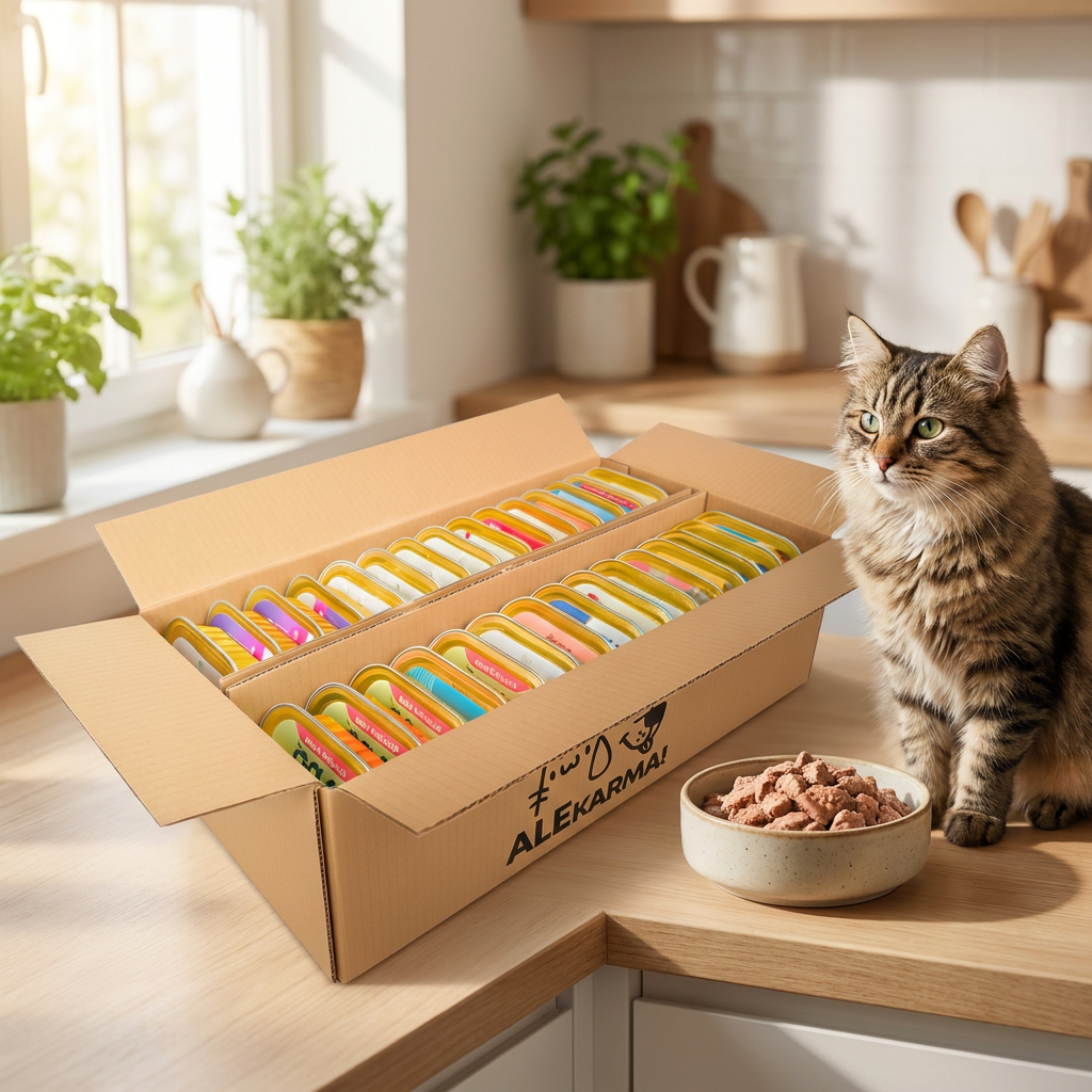 Oasy Mokra karma dla kota w pasztecie 34 tacki 85 g i 100 g – mix smaków, koty dorosłe