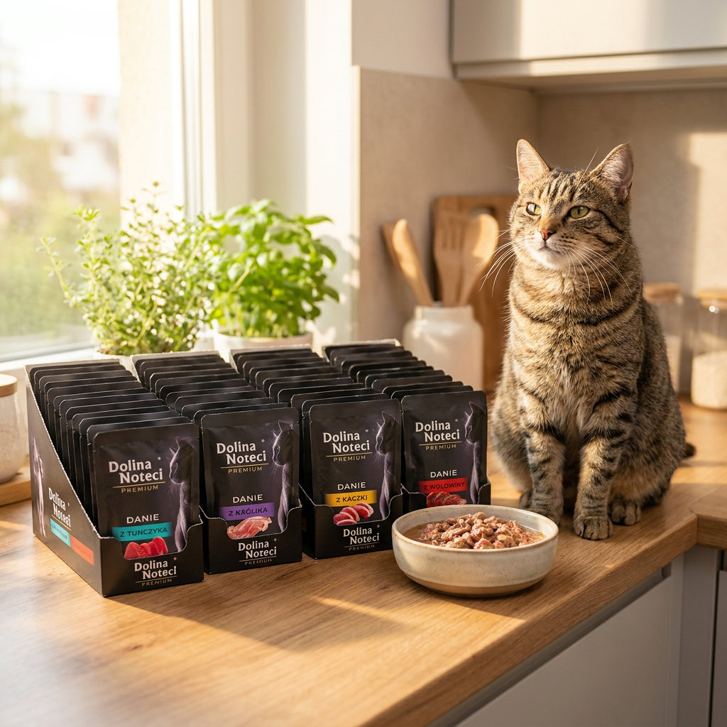 Dolina Noteci Premium mokra karma dla kota sterylizowanego 40x 85 g – mix 4 smaków
