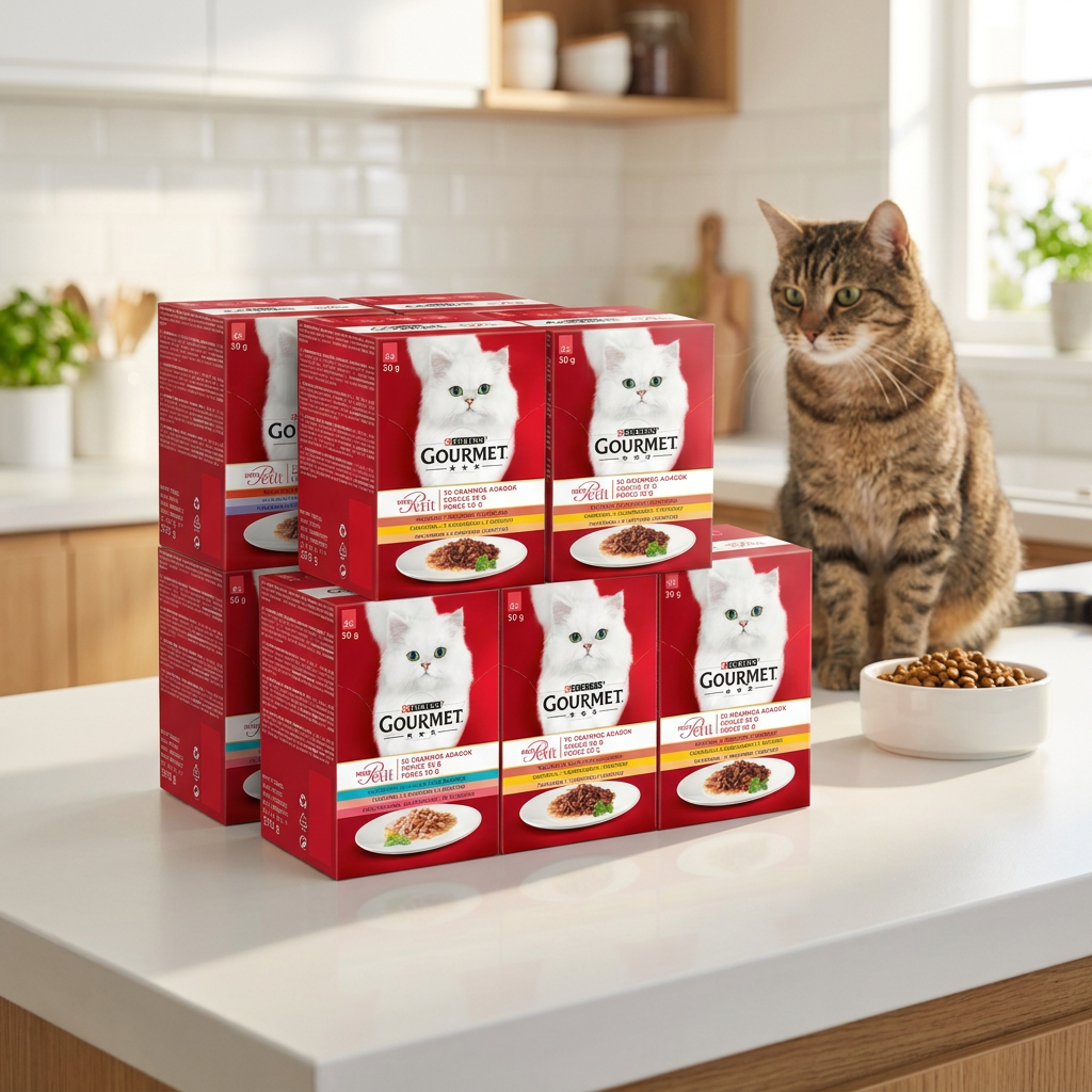 Gourmet Mon Petit Intense mokra karma dla kota 1,8 kg – 36 saszetek po 50 g, mix smaków