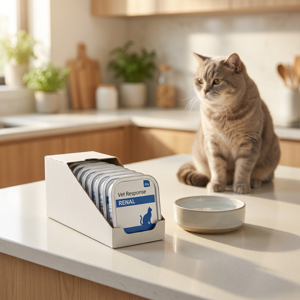 Vet Response Renal karma weterynaryjna mokra dla kota 10x85 g – na nerki, kurczak