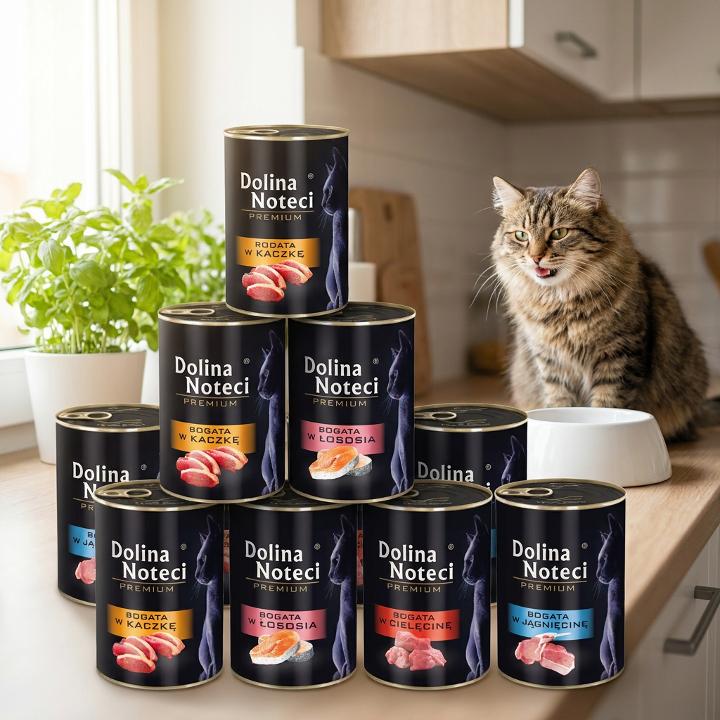 Dolina Noteci Premium mokra karma dla kota 24x400 g – bezzbożowa, puszki, mix smaków