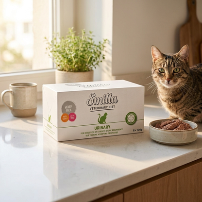 Smilla Urinary karma mokra dla kota 8 x 100 g – bezzbożowa, bez cukru, mix smaków