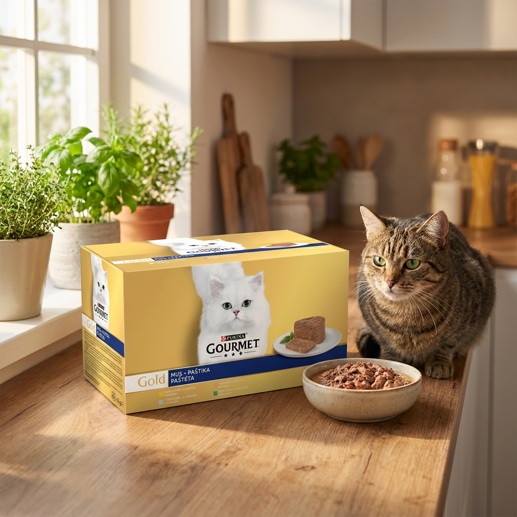 Purina Gourmet Gold Mus karma mokra dla kota 48x85 g – mix smaków, puszki dla dorosłych