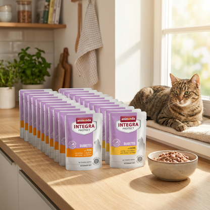Animonda Integra Protect Diabetes mokra karma dla kota z cukrzycą 24x85 g – mix smaków