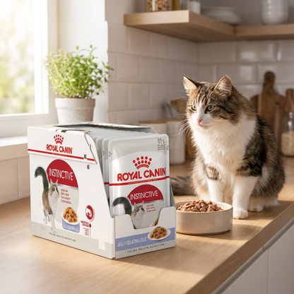 Royal Canin Instinctive mokra karma dla kota w sosie 12 x 85 g – dla dorosłych kotów