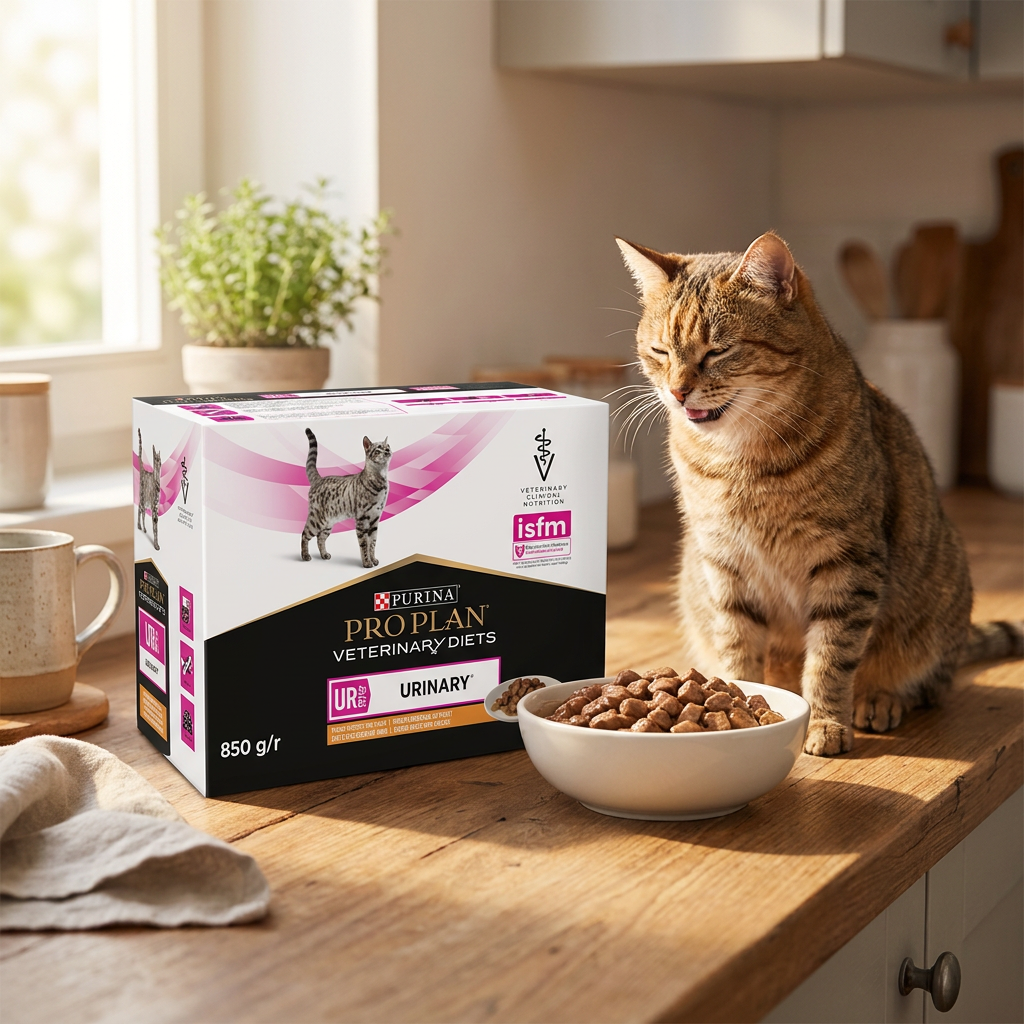 PRO PLAN Veterinary Diets UR Urinary mokra karma dla kota z kurczakiem – 10 x 85 g
